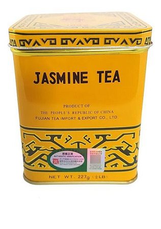 Chá Flor de Jasmim Jujian Em Lata  227 Gramas