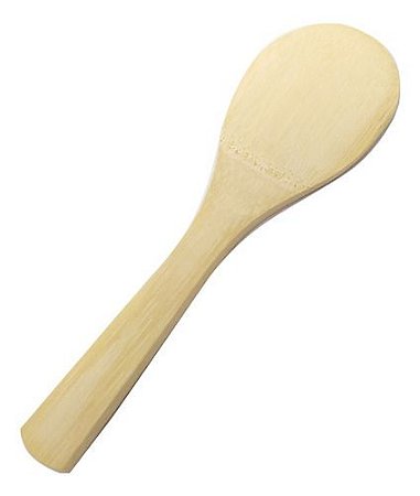 Colher de Bambu para Arroz Shamojis - 20cm