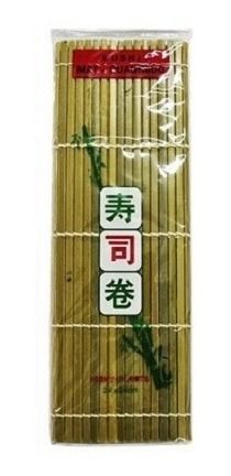 Esteira P/ Sushi Sushi Mat  24cm Quadrado Bambu