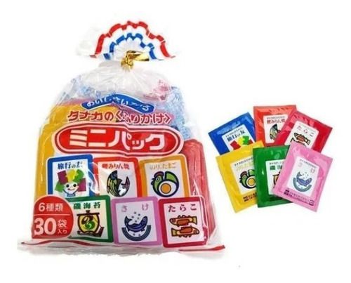Furikake Tempero Arroz Japones Mini Pack 30 Saches Tanaka
