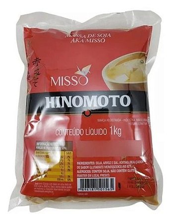 Massa De Soja Missô Aka 1kg Hinomoto