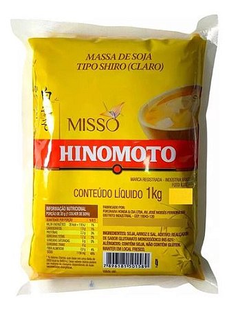 Massa De Soja Misso Shiro Japonês Hinomoto 1kg