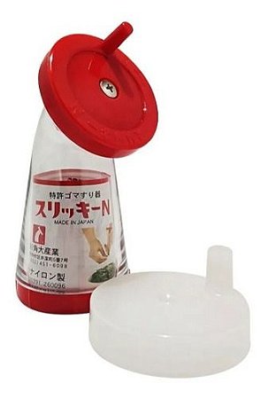 Moedor De Gergelim Manual C/ Tampa Vermelha Importado