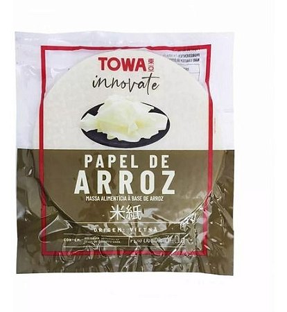 Papel De Arroz Towa Innovate Para Rolinho Primavera Redondo
