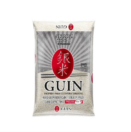 Arroz Japonês grão curto T1 Guin 1kg