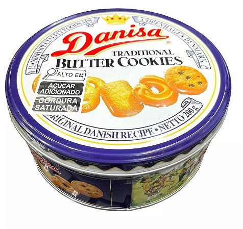 Biscoito Danisa Amanteigado Importado Cookies 200g Lata