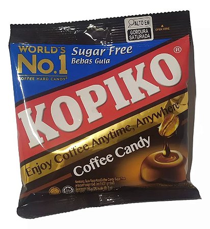 Bala De Café Sem Açucar Kopiko Candy Doramas Importado 75G