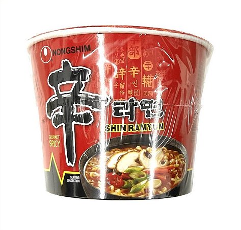 Macarrão Instantaneo Lamen Nongshim Cogumelo Picante 117g