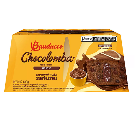 Colomba Chocolomba Pascal Bauducco Mousse De Chocolate 500g