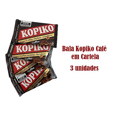 Bala De Café Kopiko Candy Doramas Importado 32g Cartela - 03 cartelas