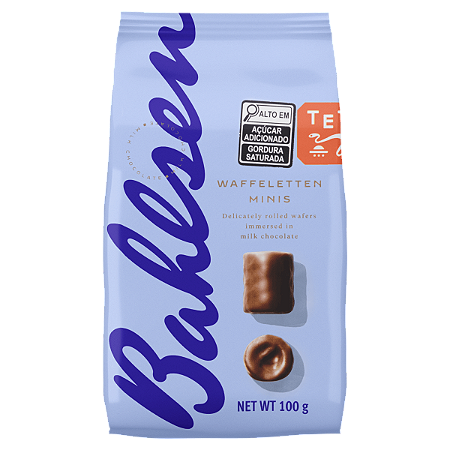 Biscoito Alemão Bahlsen Waffeletten Minis Milk 100g