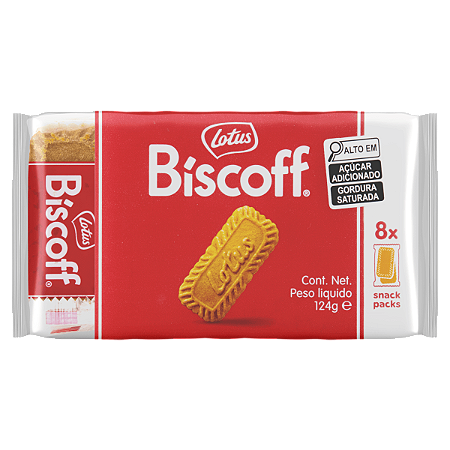 Biscoito Belga Lotus Biscoff Pocket (8x2P) 124g