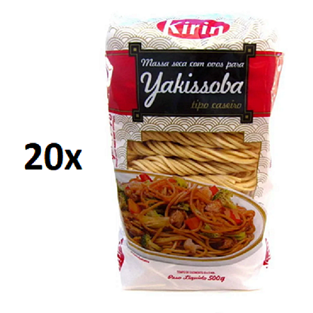Macarrao Para Yakisoba Kirin 500g x 20