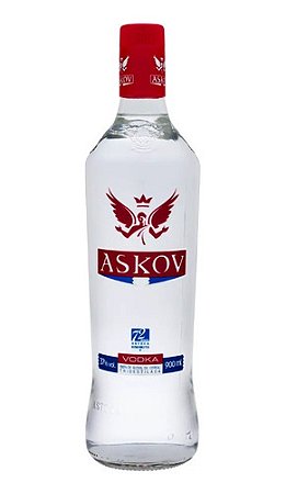 Vodka Tridestilada Askov Garrafa 900ml