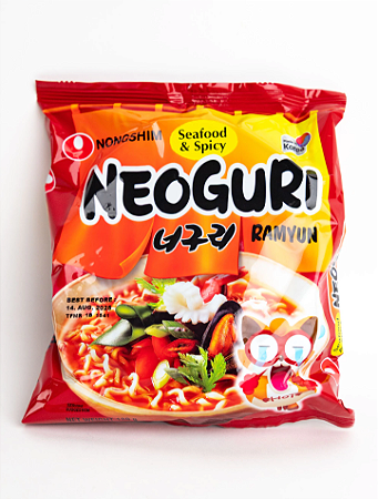 Macarrão Instantâneo Nongshim Picante Neoguri Frutos do Mar 120g
