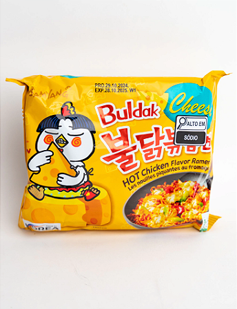 Macarrão Instantãneo Samyang Buldak Frango Picante e Queijo 140g