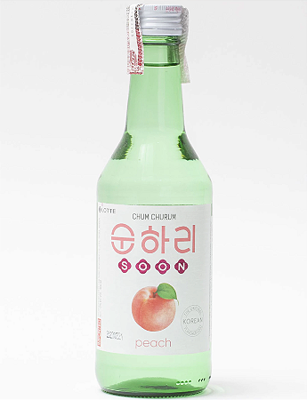 Soju Coreano Lotte Chum Churum Pessego 12% 360ml