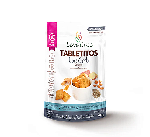 Tabletitos Low Carb Original Leve Croc 90G
