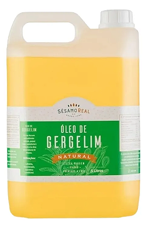 Oleo de Gergelim Natural Sesamo 5l 4,5KG