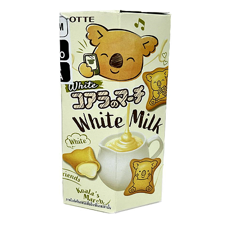 Biscoito Koala Coala Lotte Recheio Leite e Queijo 33g
