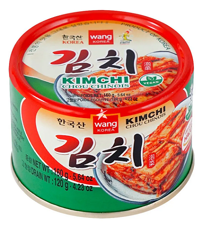 Kimchi Coreano Acelga Conserva Apimentada Vegano Wang 160g