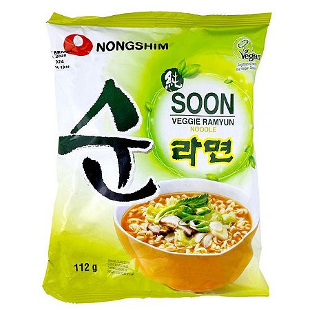 Macarrão Instantâneo Veggie Ranyum 112g Nongshim