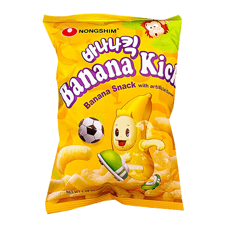 Salgadinho Banana Kick 45g Nongshim