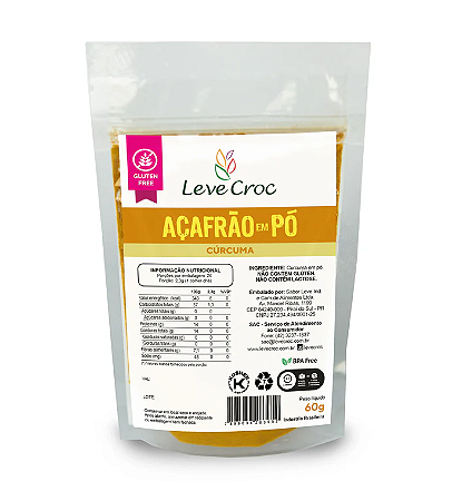 Acafrao em Po Leve Croc 60g