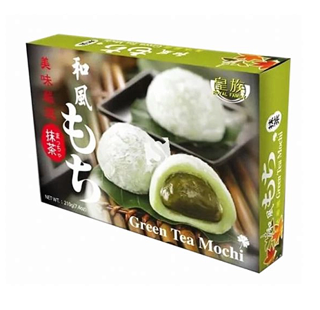 Moti Mochi Royal Bolinho de Arroz Sabor Chá Verde 210G