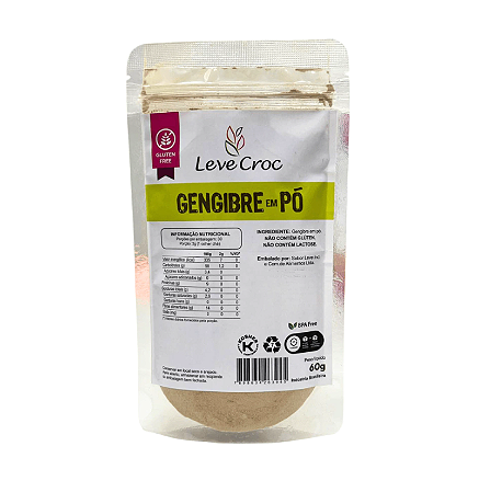 Gengibre em Po Leve Croc 60g