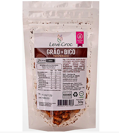 Grão de Bico Temperado Leve Croc 50G