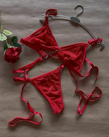 Conjunto Vênus + Cinta Liga
