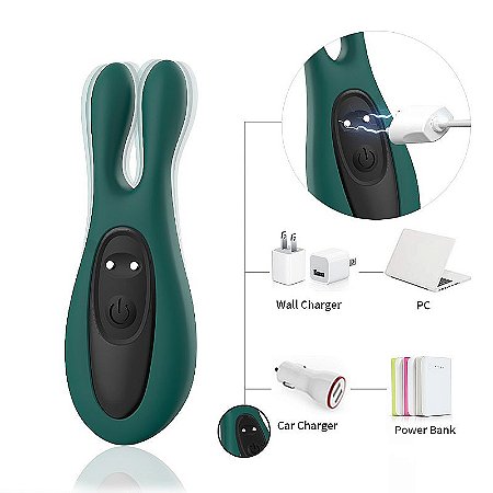 Vibrador de Clitóris Formato de Coelho