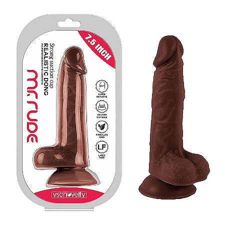 Penis com ventosa 19x3,5