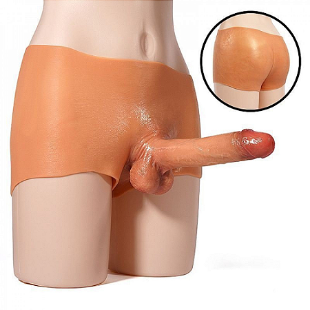 CINTA SILICONE COM PRÓTESE INTEGRADA 18,5X3,8CM