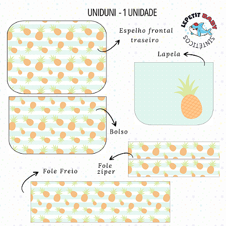 Sintético Dollaro - PAINEL UNIDUNI - ABACAXI