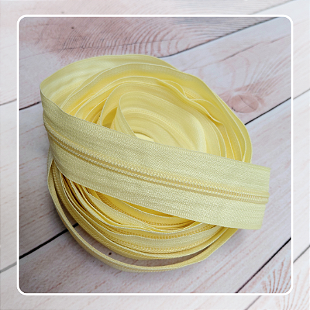 ZIPER NYLON (NUMERO 5) - AMARELO CAMOMILA