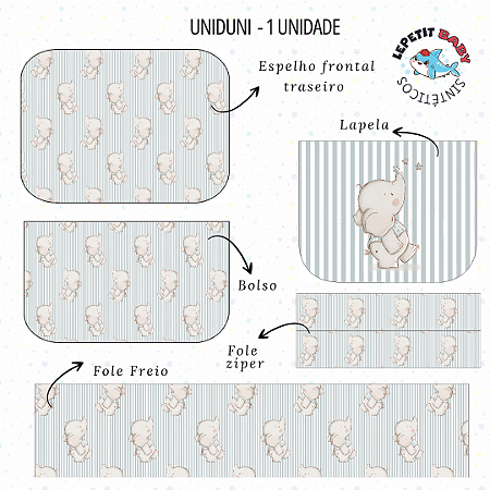 Sintético Dollaro - PAINEL UNIDUNI - ELLIO ELEFANTE