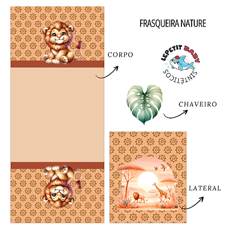 Sintético Dollaro - PAINEL FRASQUEIRA NATURE  - LEÃO