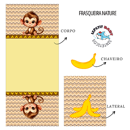 Sintético Dollaro - PAINEL FRASQUEIRA NATURE - MACAQUINHO