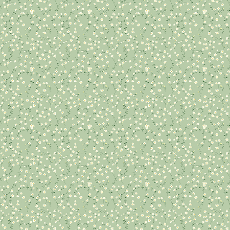 Sintetico Dollaro - FLORAL SAFARI (FUNDO VERDE)