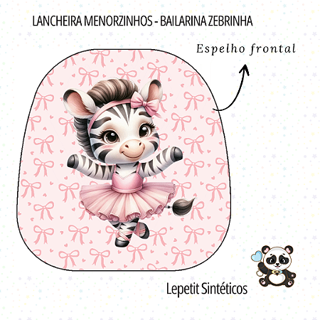 Sintético Dollaro - PAINEL LANCHEIRA MENORZINHOS - ZEBRINHA BAILARINA