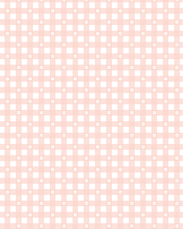 Sintetico Dollaro - FLOWERS - XADREZ MARGARIDAS (FUNDO ROSA)