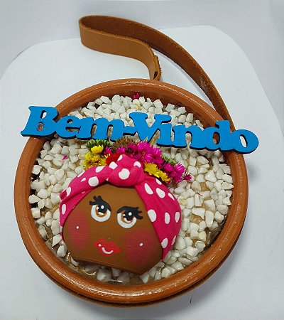 Enfeite Cerâmico de Porta