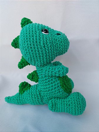 Dinossauro amigurumi