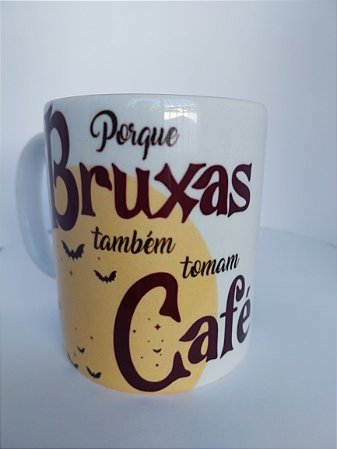 Caneca Bruxa e café