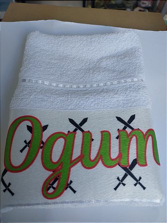 Toalha personalizada Ogum