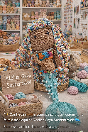 Sereia amigurumi