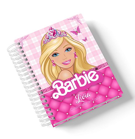 Caderneta de Saúde Barbie (Personalize com o nome)