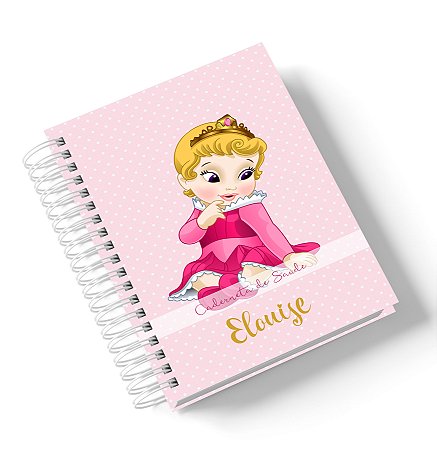 Caderneta de Saúde Princesa Aurora Disney  (Personalize com o nome)